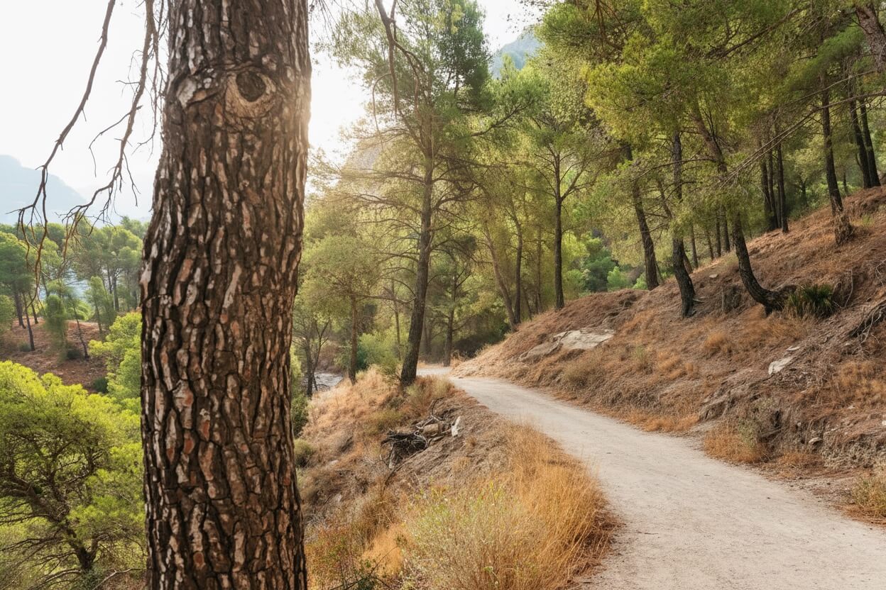 Caminito del Rey — wisząca kładka w wąwozie Gaitanes, Malaga